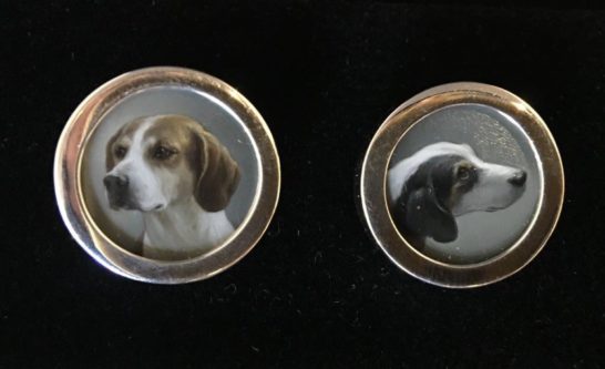 Cuff Links foxhounds