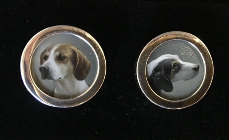 Cuff Links foxhounds