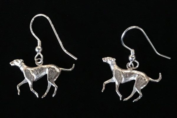 sterling silver greyhound earrings paul eaton